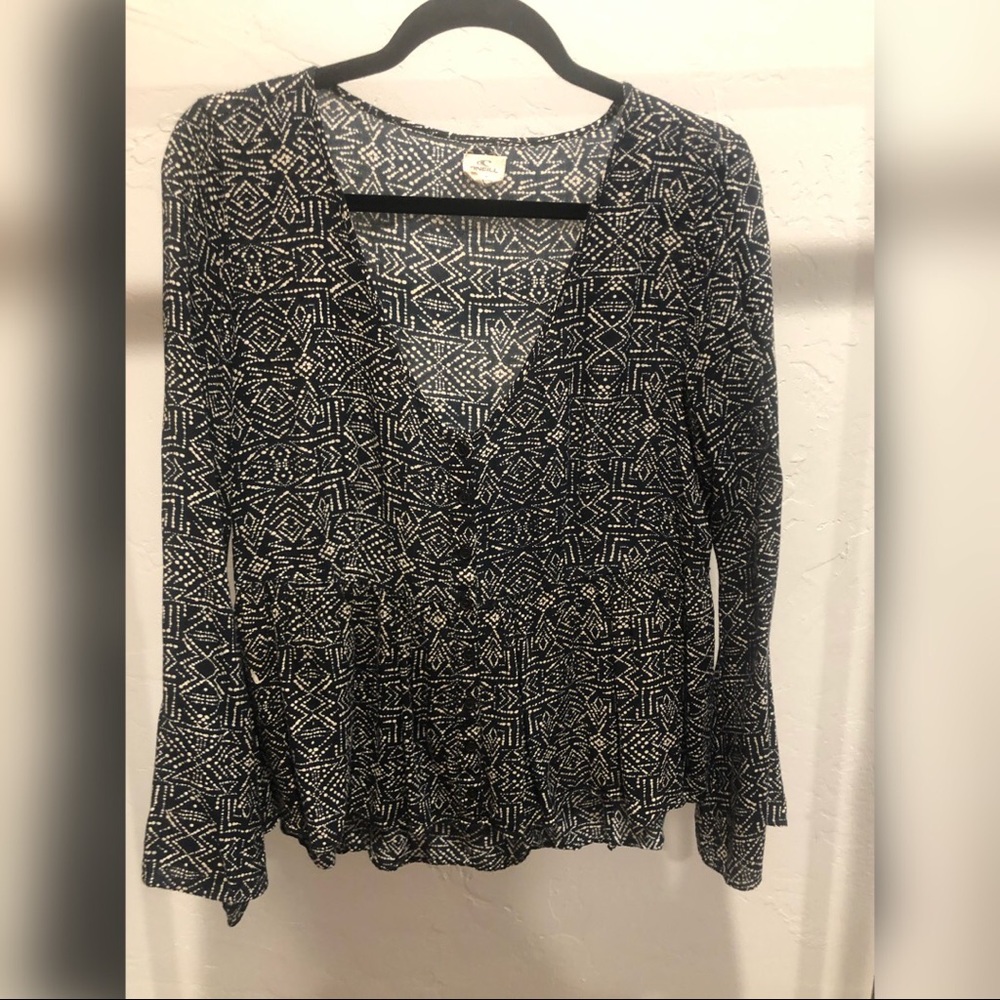 Peplum style blouse